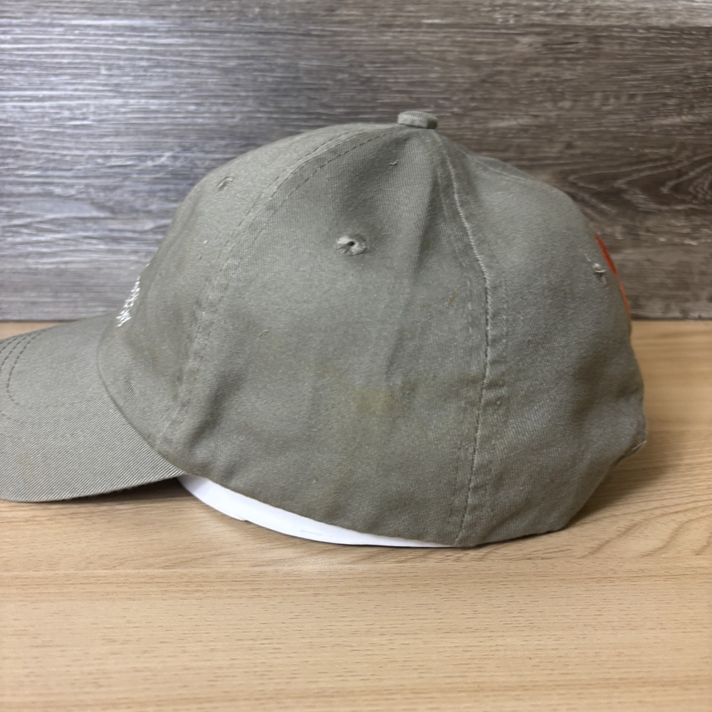 Williams Bros Lumber Company Hat Cap Strap Back Khaki Embroidered Paw Mens View 4